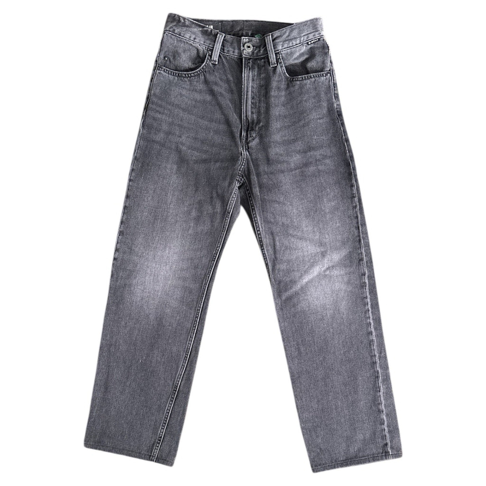 G Star Raw Type 49 Relaxed Straight Charcoal Gray Denim Jeans Mens 28